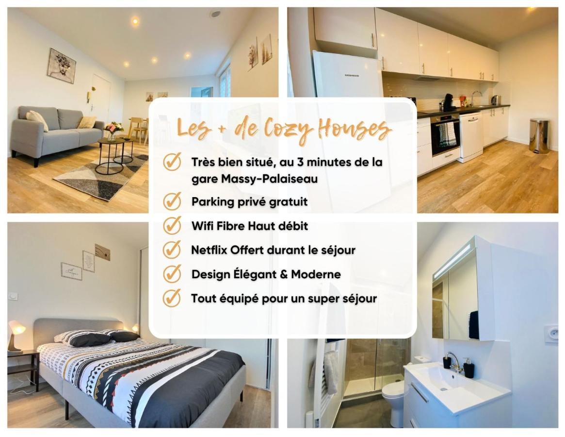 Cozy Appart' A Deux Pas De La Gare - Cozy Houses Palaiseau Exterior foto